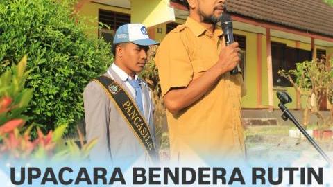 Upacara Bendera Rutin SMAN 1 Jereweh