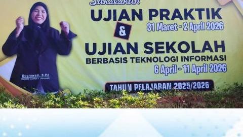 PELAKSANAAN UJIAN SEKOLAH HARI KETIGA
