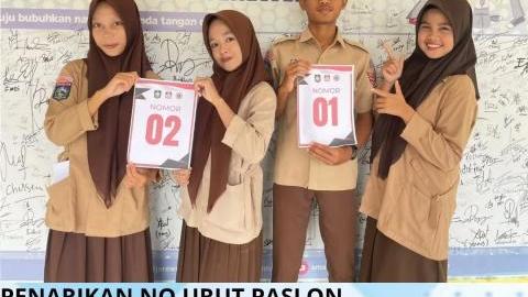 PENARIKAN NOMOR URUT PASANGAN CALON KETUA OSIS