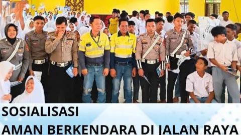 SOSIALISASI AMAN BERKENDARA DI JALAN RAYA
